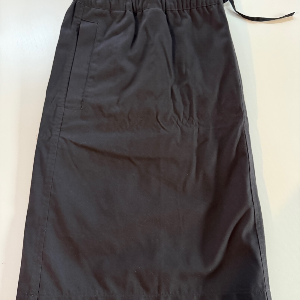 LOFT Charcoal Mini Skirt with Drawstring - Picture 2 of 4